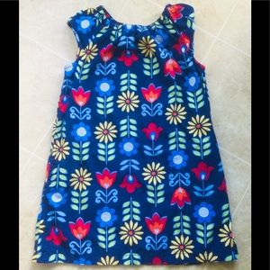 HANNAH ANDERSSON FLORAL PRINT YOUNG GIRLS DRESS